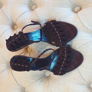 Fendi Ankle Strap Heels